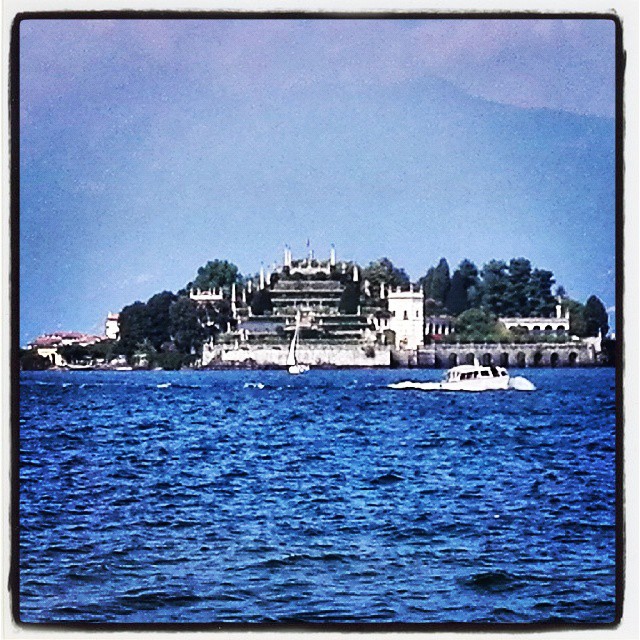 Isola Bella as seen from Stresa, Lake Maggiore.